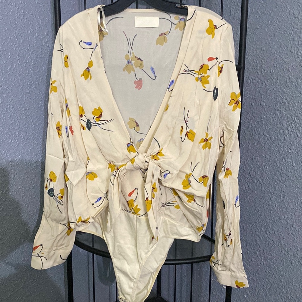 Capulet NWT bodysuit ties in front